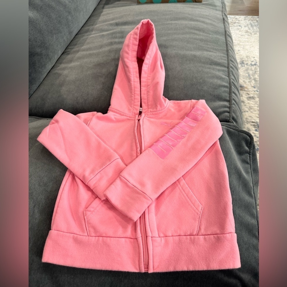 Puma Peach Hoodie Toddler 4T